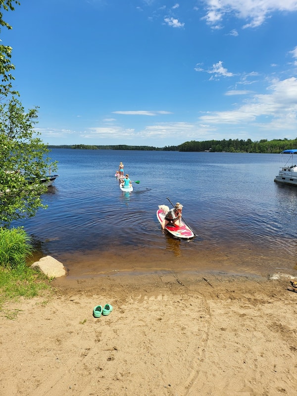 Private beach