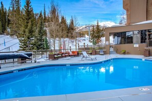 Una piscina riscaldata