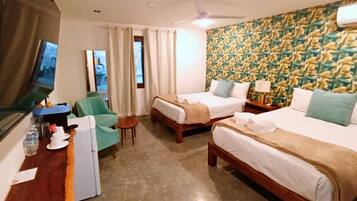 Premium bedding, minibar, in-room safe, laptop workspace