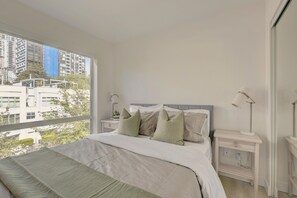 2 bedrooms, in-room safe, iron/ironing board, WiFi