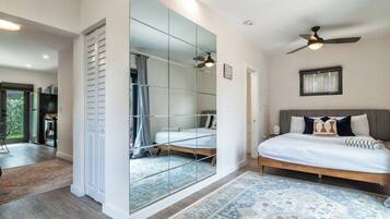 House, 1 Queen Bed with Sofa bed, Patio, Garden View (Palm Paradise Retreat) | 1 bedroom, individually decorated, individually furnished, free WiFi