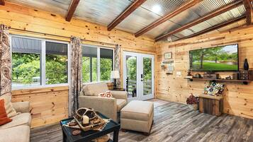 42-inch flat-screen TV with digital channels