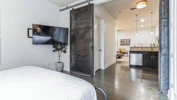 Condo, 1 King Bed, Kitchen, City View (Whiskey Row Retreat) | 1 bedroom, individually decorated, individually furnished, bed sheets