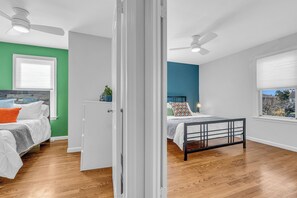 Hus - flere senge - køkken | 5 soveværelser, individuelt design, individuel indretning, sengetøj