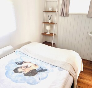 1 غرفة نوم وملاءات أسرّة