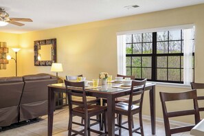 Condo, Multiple Beds, Balcony, Garden View (Evergreen Haven) | Dining