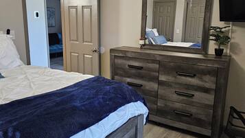2 dormitorios, tabla de planchar con plancha, wifi y ropa de cama