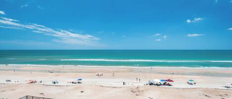 Aan het strand