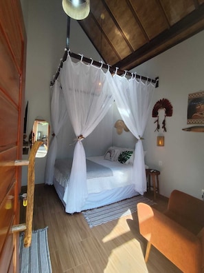 Cabaña Premium, 1 habitación, vista a la alberca, junto a la alberca | Minibar, decoración personalizada y muebles diferentes 