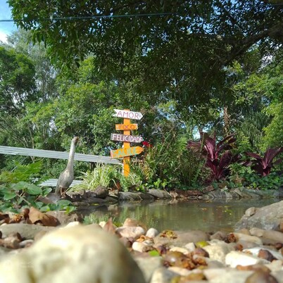 Espaço em meio à natureza ótimo para meditação.Próximo ao Centro Budista.