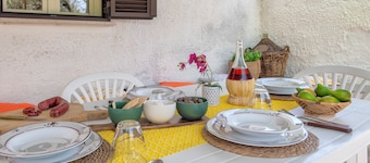 Maison de vacances 'La Casa In Campagna' avec vue sur la montagne, terrasse partagée et Wi-Fi