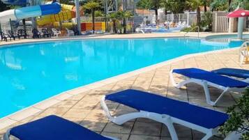 Indoor pool, a heated pool