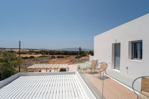 Terrace/patio - Apartment 'Villa Anastasio Family' with Sea View, Wi-Fi and Air Conditioning (Paros)
