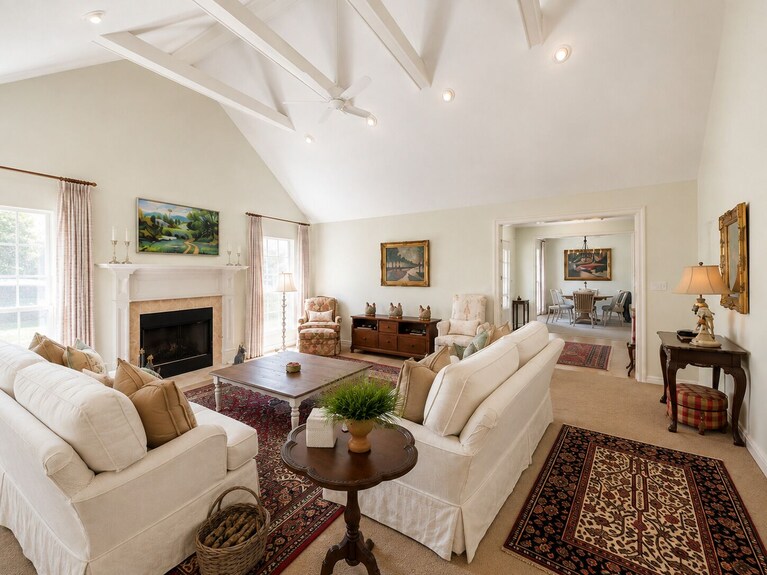 3 Bed, 3 Bath Ranch House In Round Top, Tx Main Square With Large Porch & Views. - Round Top, TX