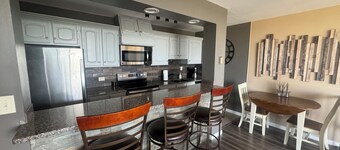 2B-2B centrally located in Omaha with skyline balcony views. 