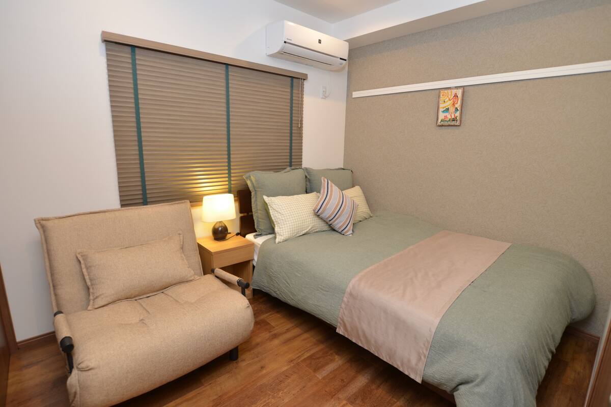 高級公寓, 非吸煙房, 露台 (2 Bed Room) | 書桌、遮光窗簾/窗簾、免費 Wi-Fi、獨特設計