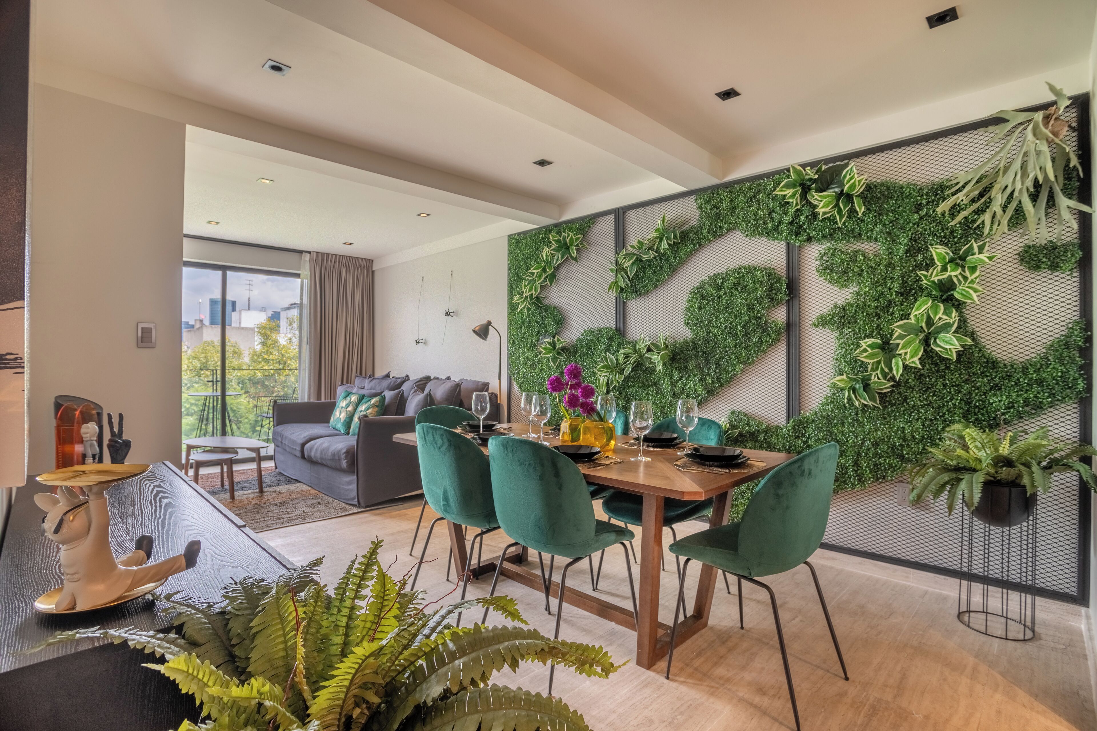 尊荣顶层房, 2 间卧室, 阳台, 城市景观 | 起居区 | 55-英寸智能电视（配备数码频道）、Netflix、Hulu