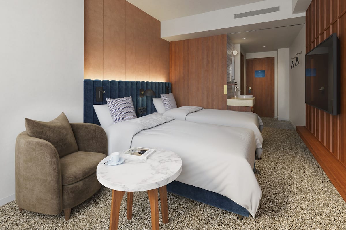 Chambre Standard avec lits jumeaux, non-fumeur (Free Parking/Free Flow/12 PM Checkout)