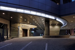 Majoituspaikan sisäänkäynti