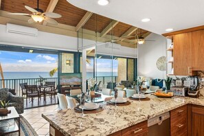 Dining - Papakea L402 Rare LUX Oceanfront Views, Pool, Paradise (Lahaina)