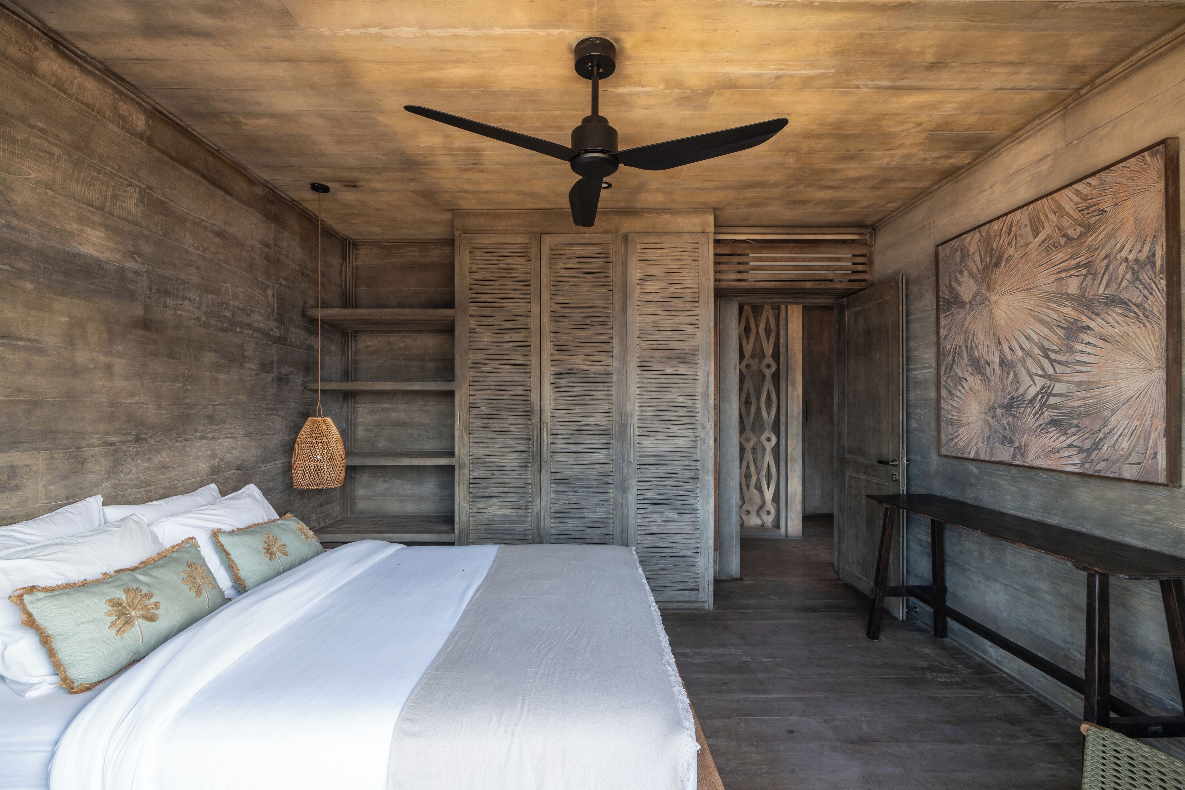 Deluxe villa, uitzicht op strand, aan het strand | 3 slaapkamers, luxe beddengoed, gratis wifi, beddengoed