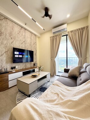 Deluxe-Apartment | Wohnzimmer