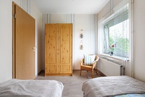 2 soveværelser, gratis Wi-Fi, sengetøj