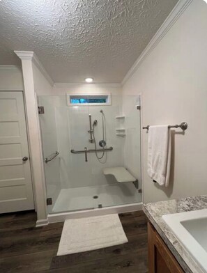 Shower, hair dryer, towels, soap - Beautiful, Cozy home in Concord providing a spacious & tranquil retreat (Concord)