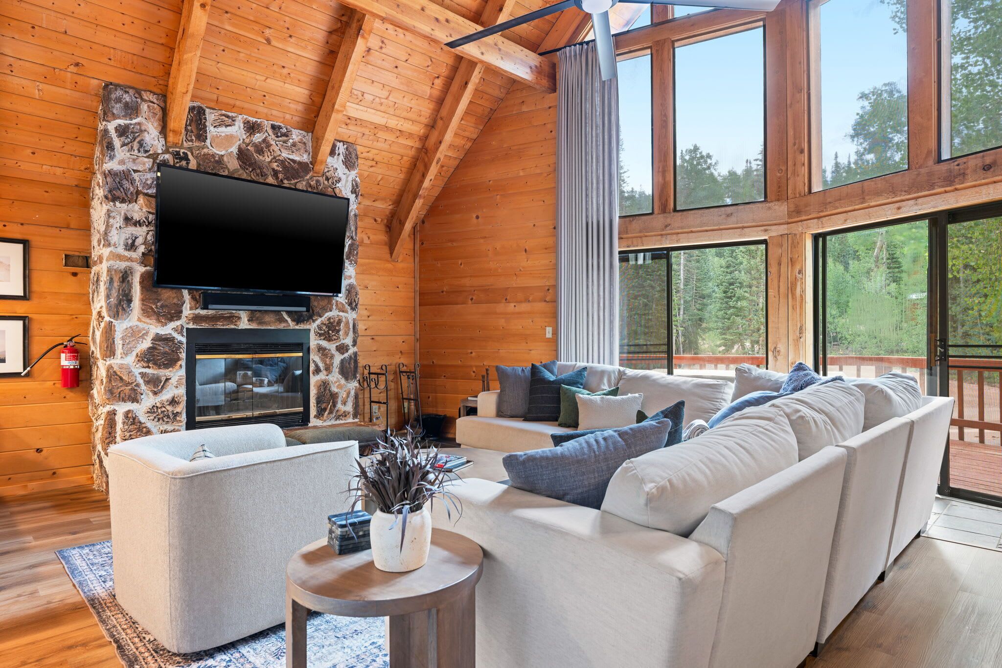 تلفزيون، مدفأة، ألعاب فيديو، مكتب