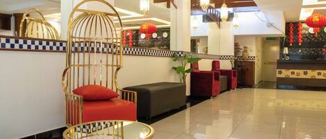 Sala de estar en el lobby