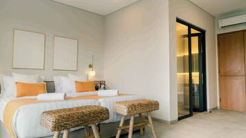Vila Premium, 2 kamar tidur, Bebas Asap Rokok, dapur | 2 kamar tidur, Wi-Fi gratis, dan seprai linen