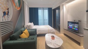 Apartemen Ekonomi, pemandangan kebun