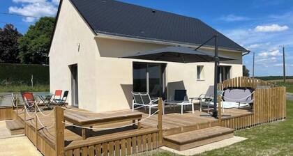 2-bedroom house for 4 people with jacuzzi