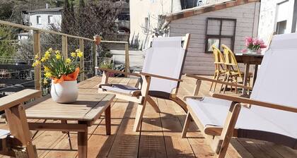 House in the heart of the Cathar country with a SUPERB view of the valley!