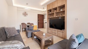 Living area - Comfy Flat near Edem Beach (Palaio Faliro)