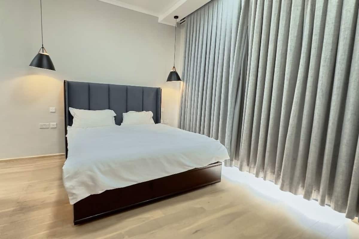Suite, patio, vue lac