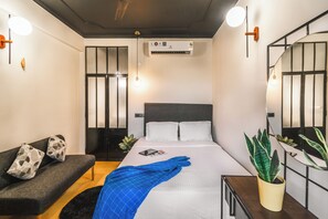 1 室のベッドルーム、セーフティボックス (室内)、アイロン / アイロン台、WiFi (無料)