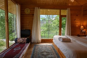 Luxury Chalet | View from room - Cascade Mountain Retreat Manali (Manali)