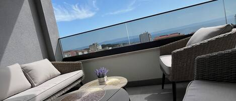 Comfort Apartment, Balcony, Sea View | Balcony view