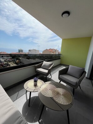 Lägenhet Comfort - balkong - havsutsikt | Terrass/Patio