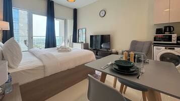 Studio, balcon, vue golf | Salle Ă manger