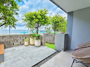 Deluxe Double or Twin Room, Beach View | Balcony view
