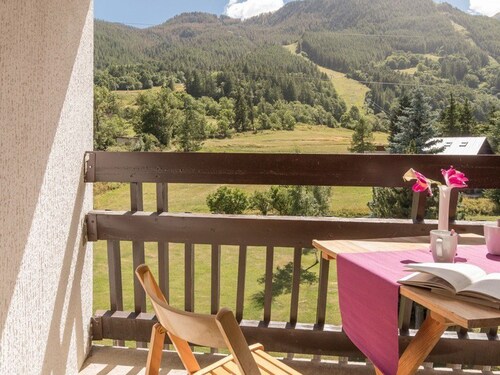 Ski-In/Ski-Out Studio with Mountain View, Balcony, and Parking in La Salle-les-Alpes