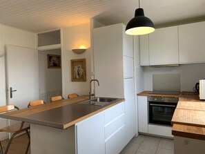 Fridge, microwave, oven, stovetop - Spacious apartment 8 pers, balconies, Pra-Loup (Pra-Loup)