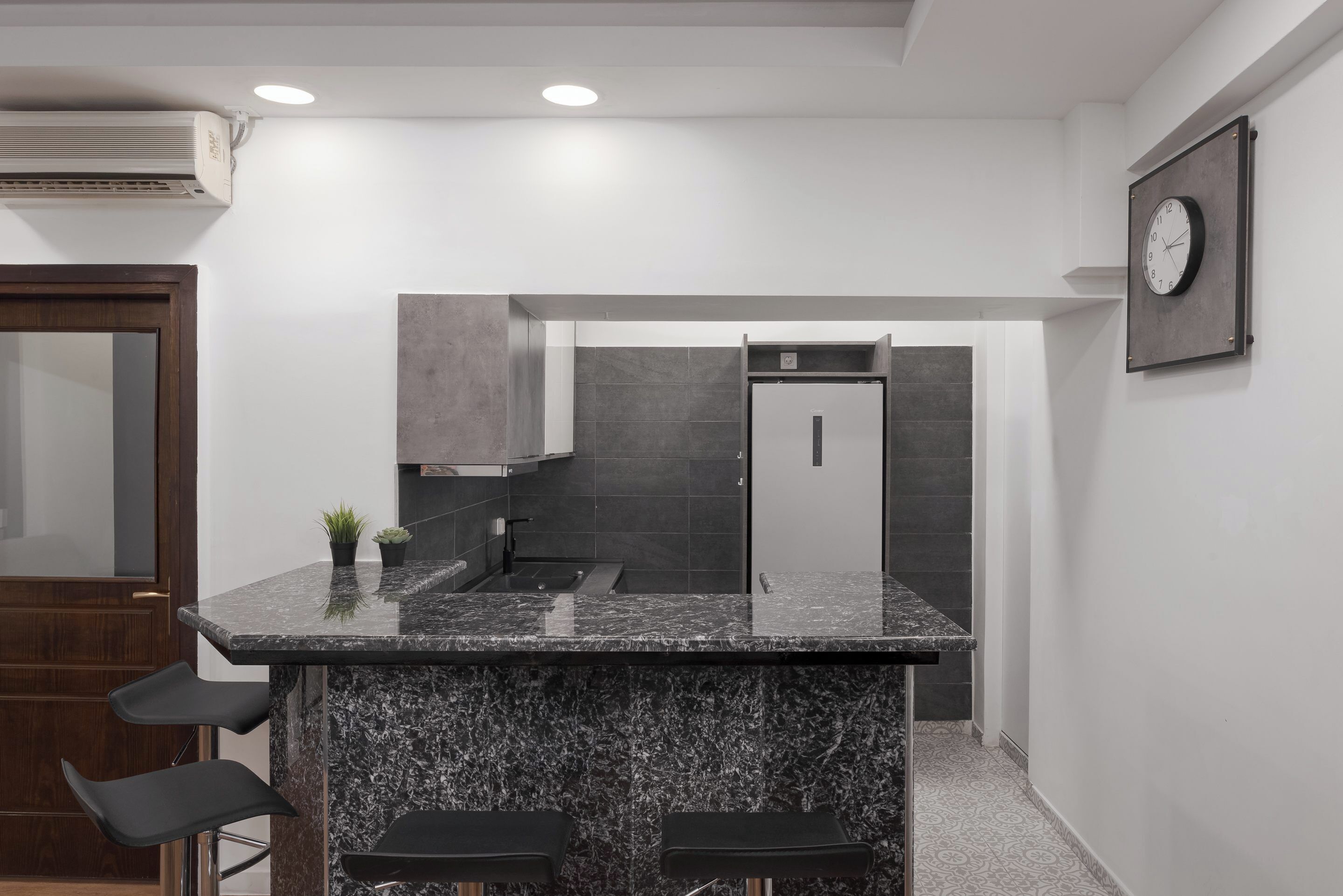 奢華公寓 | 私人廚房 | 電冰箱、烤箱、  爐台、洗碗機