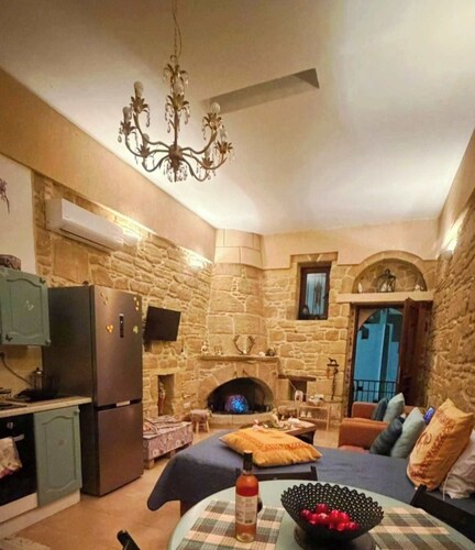 Rustic 2 Bedroom Stone Apartment in Malonas Rodos