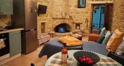 Rustic 2 Bedroom Stone Apartment in Malonas Rodos