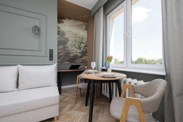 Lägenhet - 1 sovrum - kök | Vardagsrum