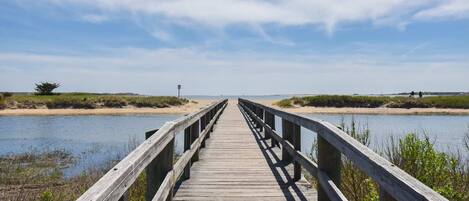 Una spiaggia nelle vicinanze