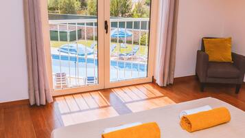 4 habitaciones y ropa de cama
